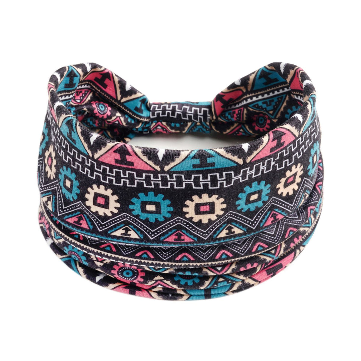 10 Pieces Womens Mens Headband Printed Hairband Bandana Wrap (Multicolored )Elastic Headband Stylish Wrap Headbands Hair Accessories