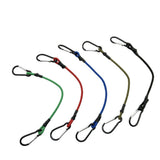 10 Pcs 36 Inch Carabiner Bungee Cord with Aluminum Alloy Hooks, Superior Elasticity  for Luggage Rack, Cargo, Hand Carts, Bike, Camping, Outdoor
