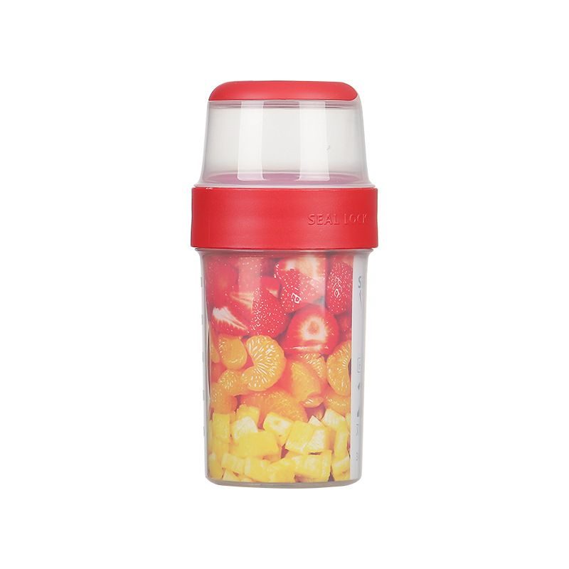 Overnight Oats Containers with Lids 4Pack, Yogurt Parfait Cups with Dry and Wet Separation, Breakfast Prep Bowl for Cereal Nut Fruit Meal, To Take Along Oatmeal Salad Smoothie Snack