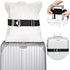 2pcs 2-in-1 Travel Belt for Luggage Straps Add a Bag Bungees Suitcase Luggage Strap Over Handle Suitcases Belt for Carry On Bag Adjustable Backpack Attachment Airport Travel Accessorie
