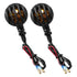 LED Motorcycle Turn Signals - 2 Pack Universal Bullet Blinker, Wire Rear Mount Signal Lights Kit for Motorcycles, Bobbers, Bikes