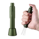 Retractable Espresso Stirrer Tools for Barista, Magnetic  Espresso Distribution Tool with Stainless Steel Needles (Green)