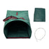 Leaf Collector, Large Yard Dustpan-Type Lawn and Leaf Bags,150L Reusable Garden Bags for Leaves, Debris, Grass, Clippings, Lawn Trash（green 59*56*43cm）