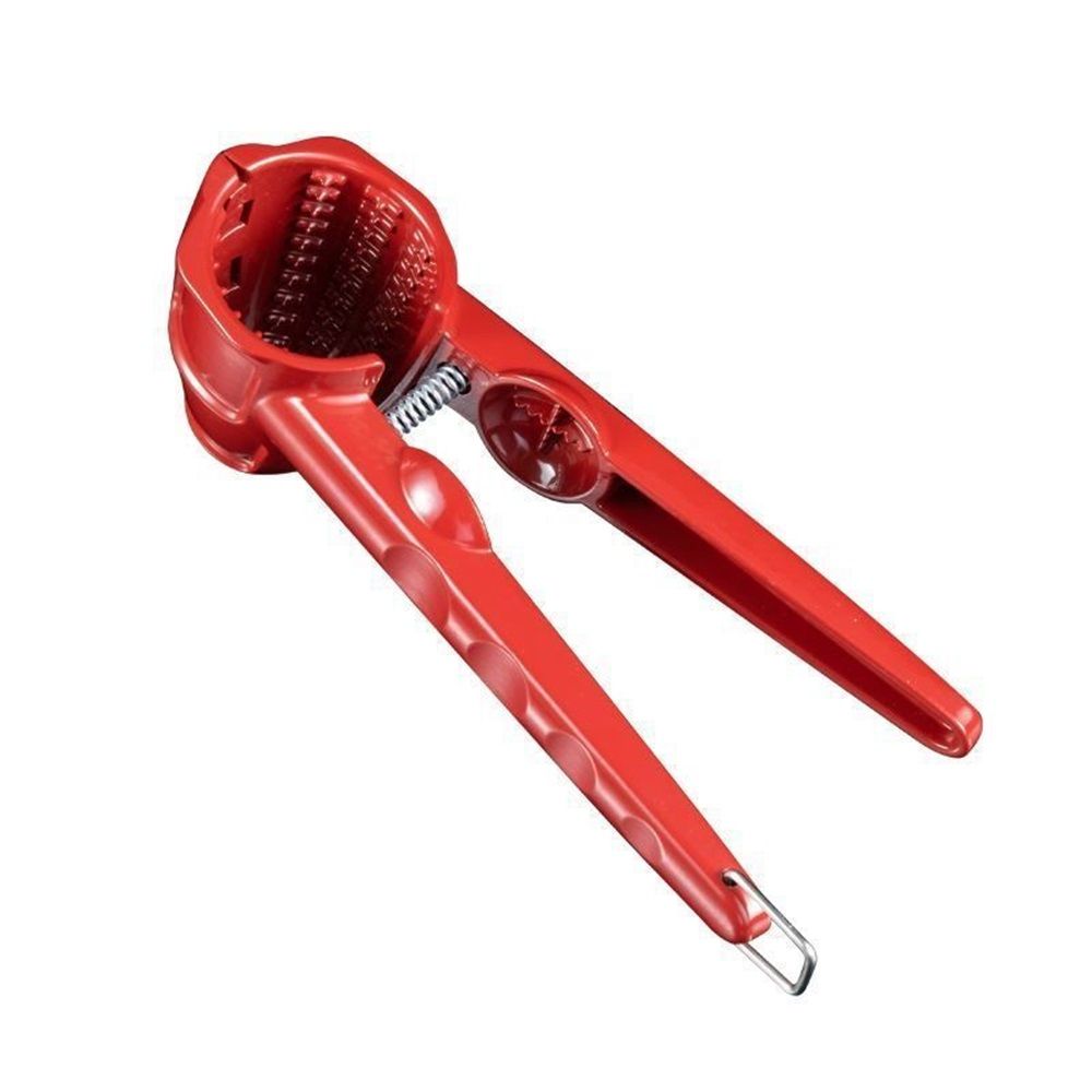 Nut Cracker Tool, Nutcracker Tool for All Nut Walnut Plier with Non-Slip Handle Red Pecan Nut Cracker Tool Multifunction Sheller Opener for Melon Seeds Walnut Chestnut