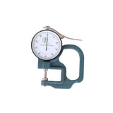Dial Thickness Gauge, 0-10mm x 30mm / 1.18-inch Flat Head Thickness, Precision Round Dial, Indicator, Measuring Tool for Paper Leather Cloth Paper, Film, Wire 1 Pcss