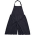 Pottery Apron Split Leg Long Artist Painting Aprons with 3 Pockets for Ceramics Clay Women Men（black）