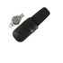 Leather Watch Pouches Portable Single Watch Travel Case Travel Bag For Travelling Business Trip (Black）