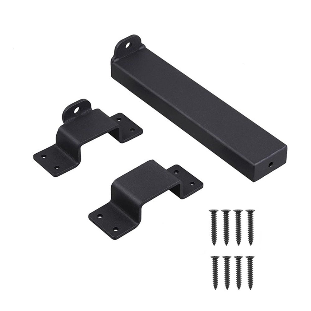 Slide Gate Latch,Slide Gate Latch Lock with Padlock Hole, Suitable for Wooden Fences,Barn Door Lock,Outdoor,Fence,Courtyard,Shed Lock,Cottages, Cabinet,Matte Black
