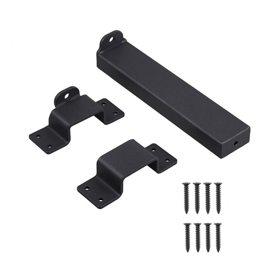Slide Gate Latch,Slide Gate Latch Lock with Padlock Hole, Suitable for Wooden Fences,Barn Door Lock,Outdoor,Fence,Courtyard,Shed Lock,Cottages, Cabinet,Matte Black