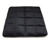 Four season universal breathable mesh bamboo charcoal seat cushion for office vehicles (1pcs black)