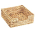 Water Hyacinth Guest Towel Holder for Bathroom, Wicker Napkins Baskets for Dinning Room, Rattan Napkin Holders for Tables,  1 Pack（Square 18 * 18 * 7cm）
