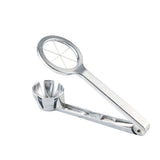 Best Utensils Stainless Steel Egg Slicer Wedger Cutter, Divides Hard Boiled Eggs Into 6 Equal Segments In One Action