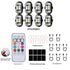 8PCS Wireless LED Lights for Car with Remote Control, Halloween Wireless LED Strobe Lights 7 Colors USB Anti-Collision Warning Light for Car Interior Truck Drone Aircraft Bike
