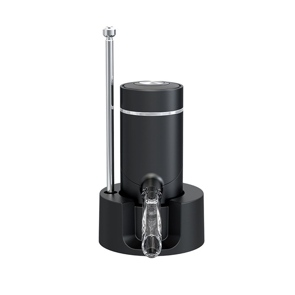 3-in-1 Electric Wine Aerator & Decanter Set with Stand Base - Automatic Pump Dispenser, Retractable Tube, and Built-in Pourer, Ideal Gift for Wine Lovers