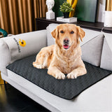 Waterproof Dog Bed Cover Pet Blanket for Furniture Bed Couch Sofa Reversible (40x52 Inch (Pack of 1), Darkgrey)