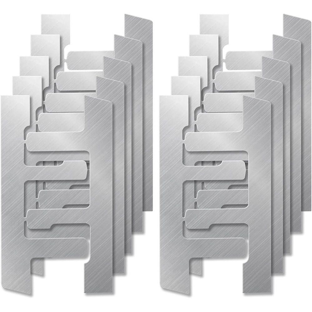 20 Pack Switch Box Support Electrical Box F Clips Box Mounting Straps Grip-Lock Old Work Switch Box Straps and Support for Use with Boxes with Plaster Ears (20 pcs)
