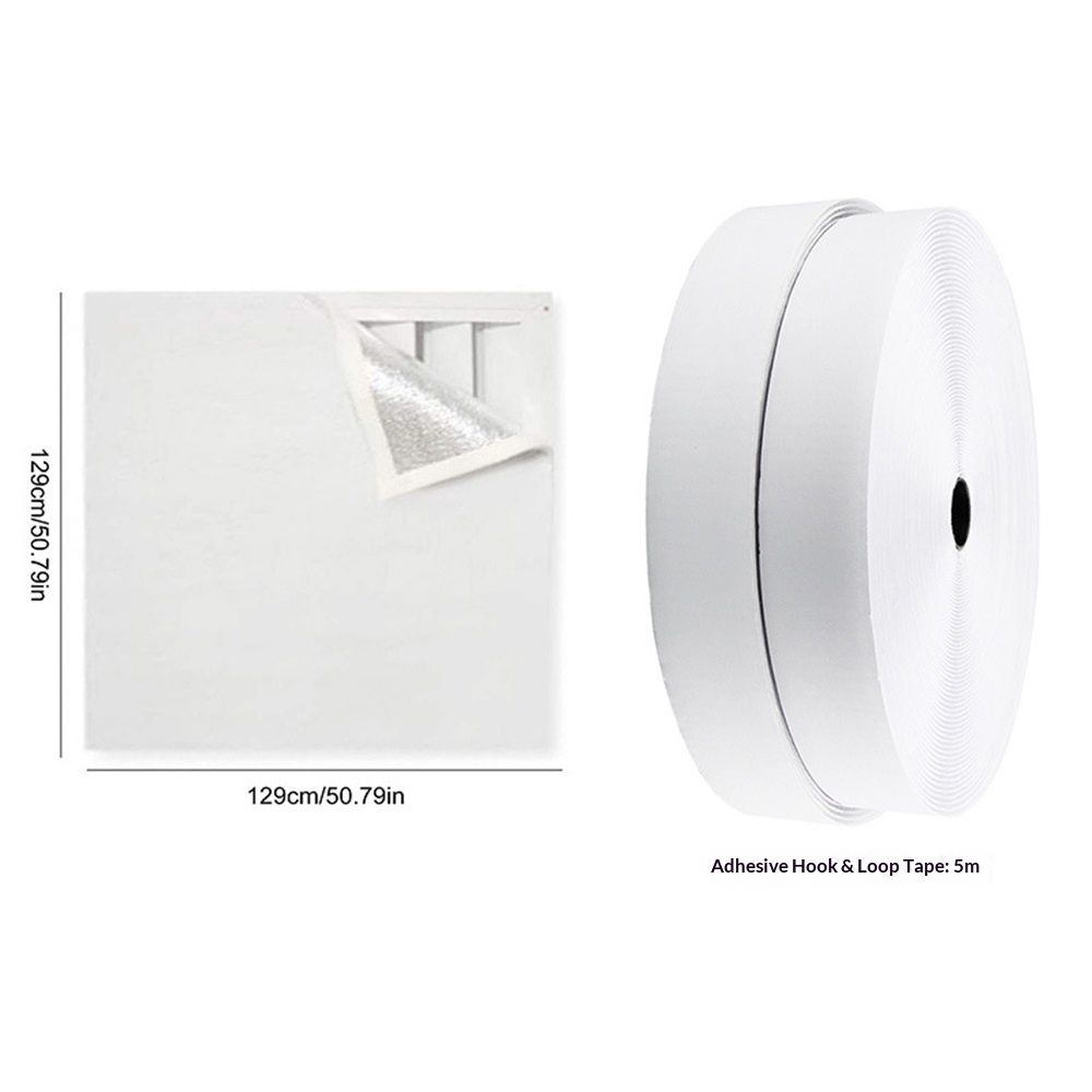 Attic Armour Attic Fan Cover, Door Whole House Attic Ceiling Fan Shutter Seal Cover, Whole House Fan Cover, 129 * 129cm（50.79in）
