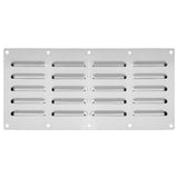 Stainless Steel Venting Panel for Grill Accessory, 13.5in x 5.25in；Venting Panel for Grill Accessory Stainless Steel Vent Cover Grill Vent for Masonry Fire Pits and Outdoor Kitchen