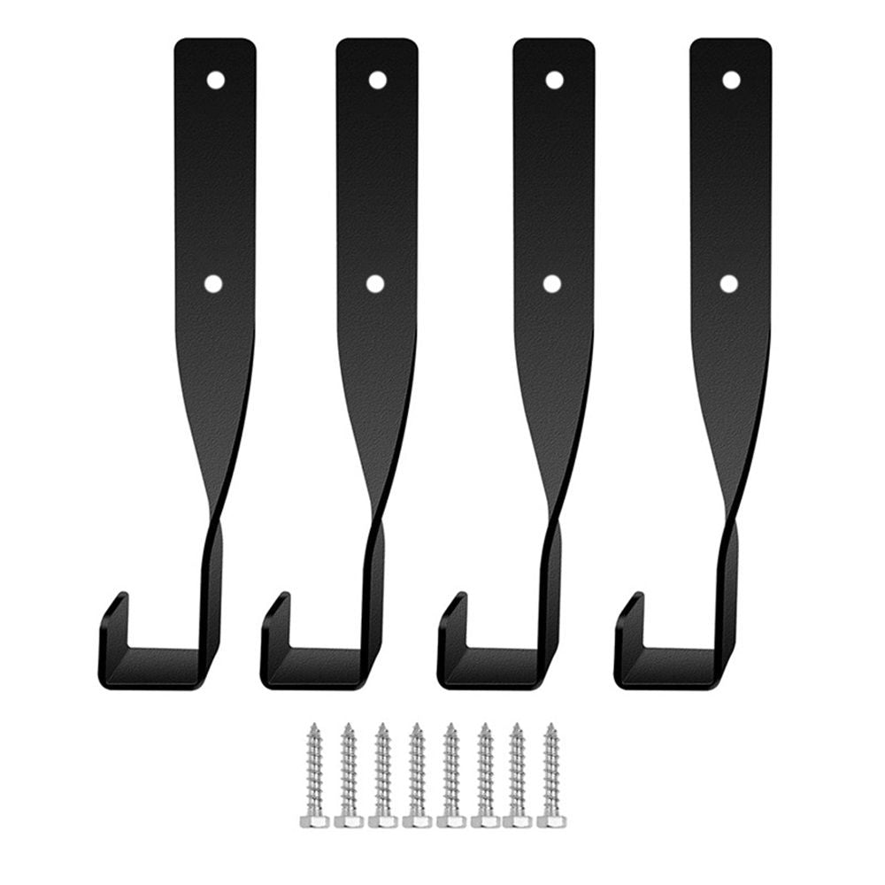 4PCS Chainsaw Wall Mount Holder Backpack Blower Rack Accessories and Tools for Garage Wall，Weed Eater String Trimmer Hanger Buddy Chain Saw Storage Rack Hook (4 Pcs)