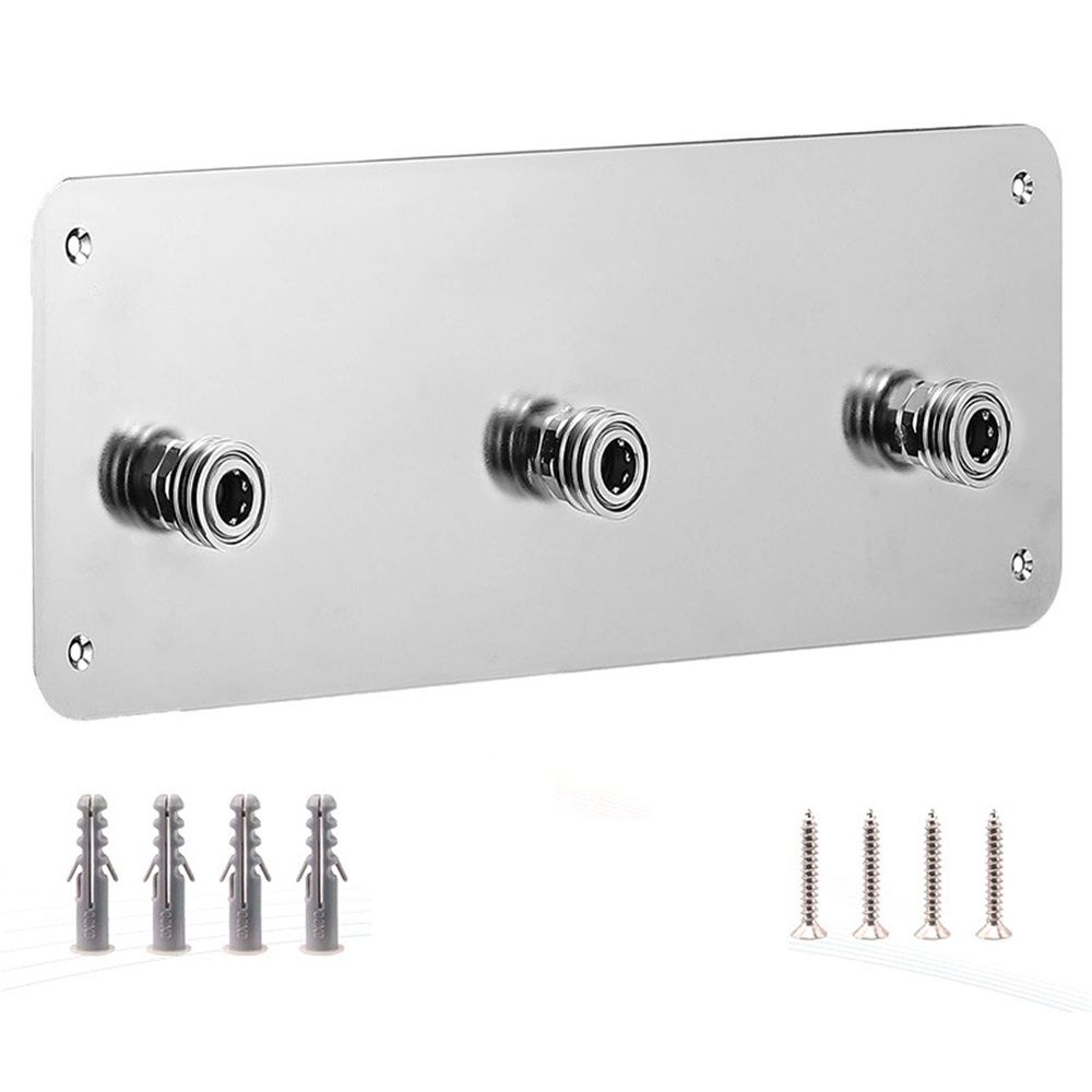 Foam Cannon Holder - Pressure Washer Nozzle Tip Holder, Wall Mountable Foam Cannon Holder Pressure Washer Accessories Storage Rack - Stainless Steel Construction Fit 1/4" Quick Connector