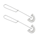 2 pack Small Whisk Mixer (Mini Whipper) ,Handheld Design for Eggs, Cream, Sauces, Gravy - Spiral Whipper Beater Cooking Tools