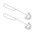 2 pack Small Whisk Mixer (Mini Whipper) ,Handheld Design for Eggs, Cream, Sauces, Gravy - Spiral Whipper Beater Cooking Tools
