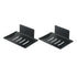 2 pack Soap Holder for Shower with Carbon steel+baked paint ,Rustproof Soap Saver Sponge Holder for Bathroom,Tub,Kitchen Sink (Black)
