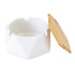 Ashtray with Lid for Cigarettes, Ash Tray Smoking Holder Indoor Smokeless Outdoor Windproof Patio Home Office Cool Decor(white)