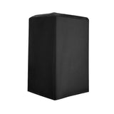 15 Inch Outdoor Speaker Cover - Upright Speaker Protective Cover, Sunscreen Waterproof Audio Dust Protection Bag (Black)