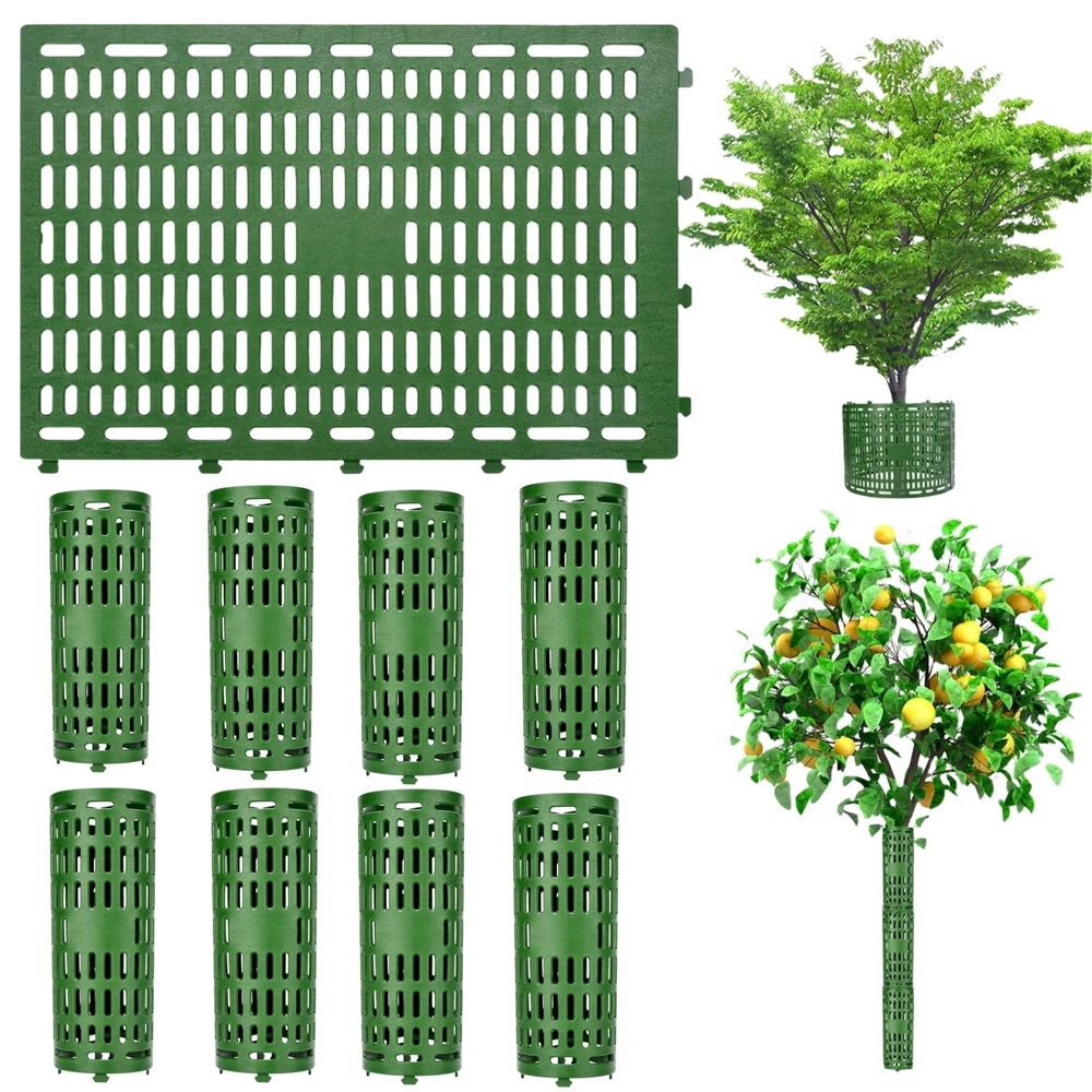 8 Pack Tree Trunk Protector, Bark Guard Breathable for Wildlife Protection, Expandable Wraps to Protect Heavy Duty Deer