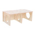 Wooden Hamsters 2-Chamber Hideout-Tunnel Multi Chamber Exploring Toy Rat Exploring Tunnel Toy for Mice Guinea Pig Hedgehog Squirrel Sugar Glider
