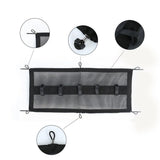 Cable Management Net Under Desk Black Mesh Cable Manager Flexible for Standing Desk Under Desk Cable Management Net - Black 66*30cm