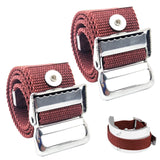 2PCS Drywall Stilts Leg Band Straps, Drywall Stilt Replacement Part Stilts Straps, Nylon Adjustable Leg Fixation Strap Kit, for Street Performance, Home Improvement