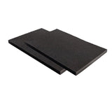 Air Conditioner Drip Cushion Black & Removable AC Rain Cover with Magnetic Pad for Window AC Units,Stops The Noise from Raining(Black 2pcs)