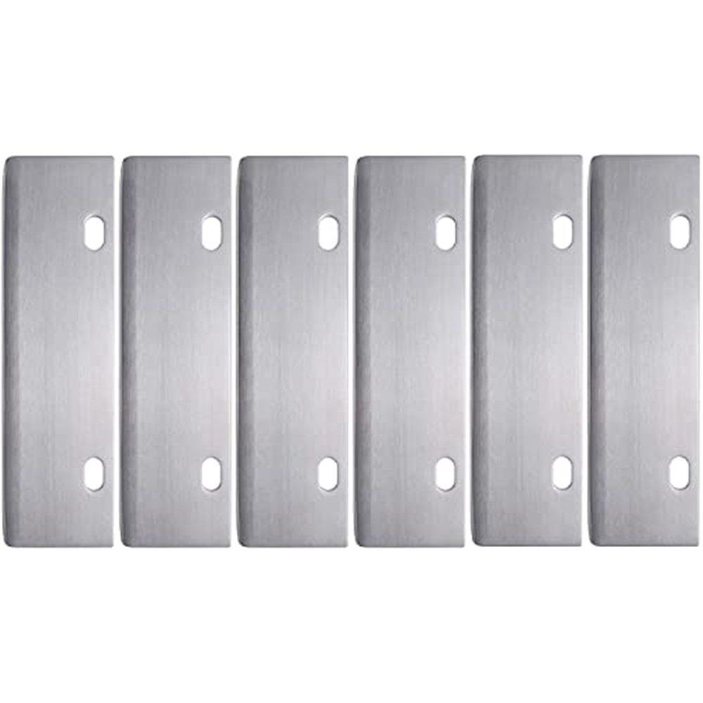 Grill Scrapers Blade Replacement, Edge Sharper Blades, Stainless Steel Heavy Duty Rust Grill Blades Outdoor BBQ Tools & Accessories Blades (6 Pack)