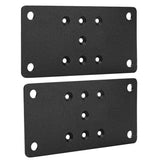 2-Pack 6.5*3.5in Post Anchor Plates - Ideal for Deck Railing, Wood Fence, Post Base, Fence Post