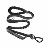Bungee Leash for Large Dogs That Pull, No Pull Shock Absorbing Dog Leash, Heavy Duty 6.2 FT Tangle（black）