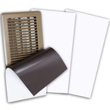 Magnetic Vent Covers (3-Pack), Flexible Floor Vent Cover, Cut to Size Air Vent Covers, Heat/AC Vent Covers for Home Ceiling Registers, 8" x 15.5" Vent Covers Magnet Wall/Ceiling Vent Cover