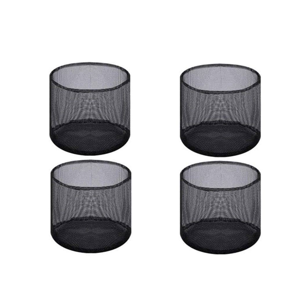 4 Pcs Aquatic Pond Planting Bags-7.1" H x 7.2" Dia Reusable Mesh Water Garden Pond Plant Pot-Breathable Round Lily Plant Pots for Pond Bog Plant Garden Terrestrial Plant