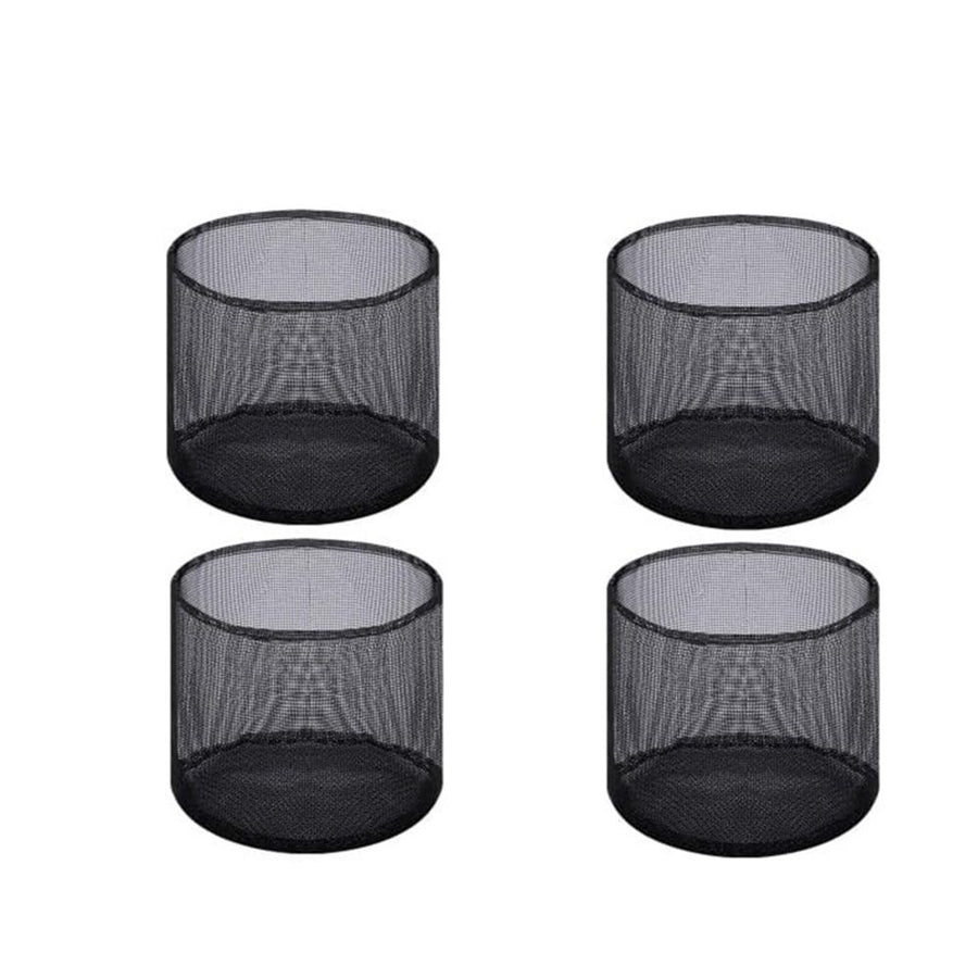4 Pcs Aquatic Pond Planting Bags-7.1" H x 7.2" Dia Reusable Mesh Water Garden Pond Plant Pot-Breathable Round Lily Plant Pots for Pond Bog Plant Garden Terrestrial Plant