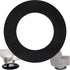 Non Skid Rubber Furniture Pads for Recliners, Furniture Grippers, Gripper Pads, Anti Slide Furniture Pads Hardwood Floor Protector, Fits Recliners, Swivel Chairs (25.2’’ Outside Diameter)