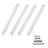 Drawer Repair Kit - Used to Reinforce and Repair Wooden/Chipboard Drawers Cabinet Reinforcement Heavy Duty Steel Hardware Furniture Accessories - Includes Screws (4 Pack)