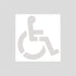 Handicap Parking Stencil Kit, Reusable Cardboard Parking Lot Stencils for Painting, Easy to Use Handicap Symbol