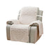 Recliner Cover for Lazy Boy Recliner Chair Covers,21.7Inches Washable Quilted Recliner Chair Covers ,White Furniture Protector for Pets/Kids