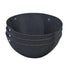 3PCS 16 Inch Round Hanging Basket Liners Fabric Hanging Plant Liners Non-Woven Planter Liners Black Felt Liners Replacement Inserts for Hanging Baskets Outdoor Plants