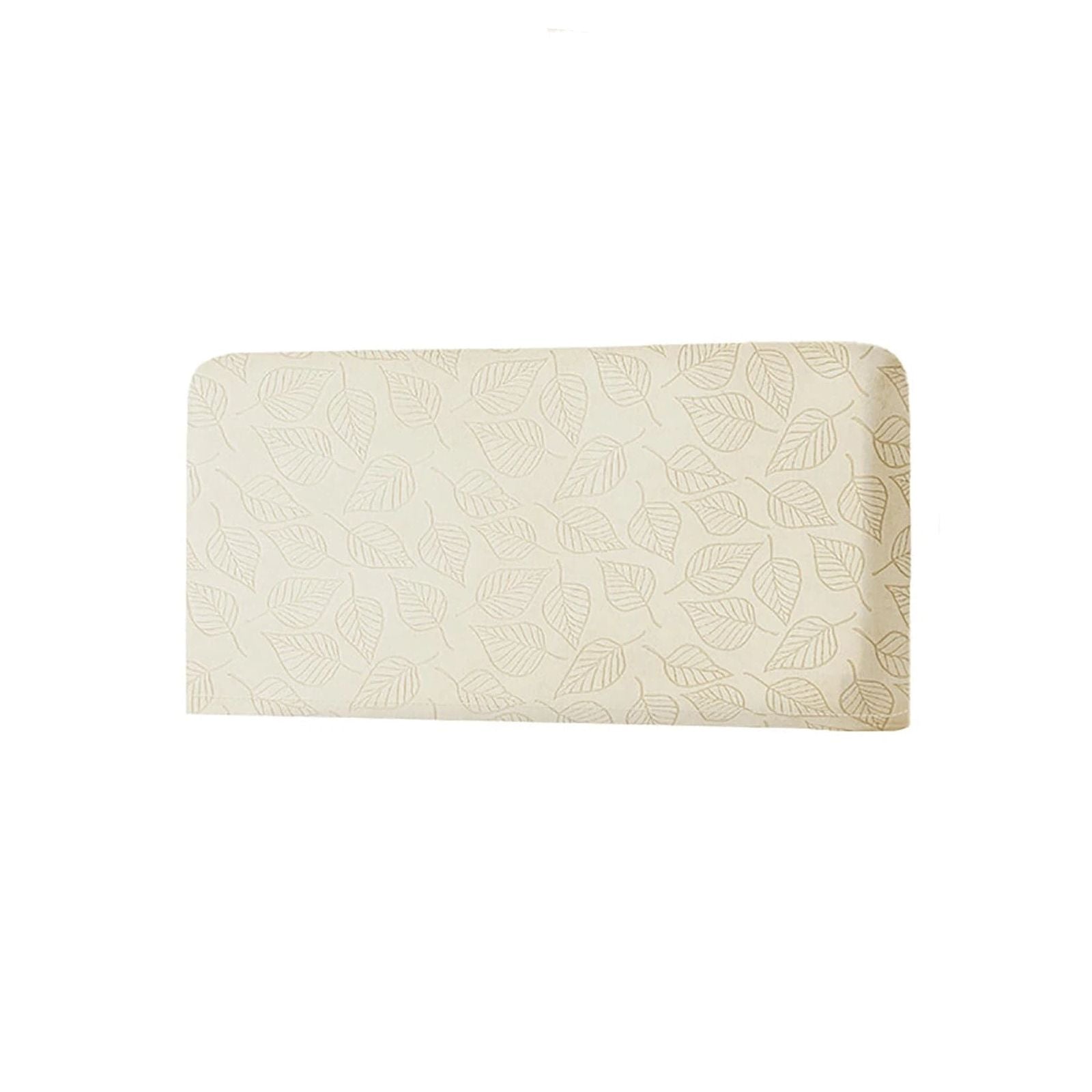 Stretch Bed Headboard Covers, Jacquard Fabric Headboard Slipcover, Soft Dustproof Protector Cover for Upholstered Headboard Queen King (Cream white 1.2m)