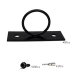 5PCS Rope Fence Bracket Holders, Ring Rope Support Battle Rope Anchor Decorative Rope Holder for Rope Fences, Stair Railings, Wall Hooks, Ceiling Hooks