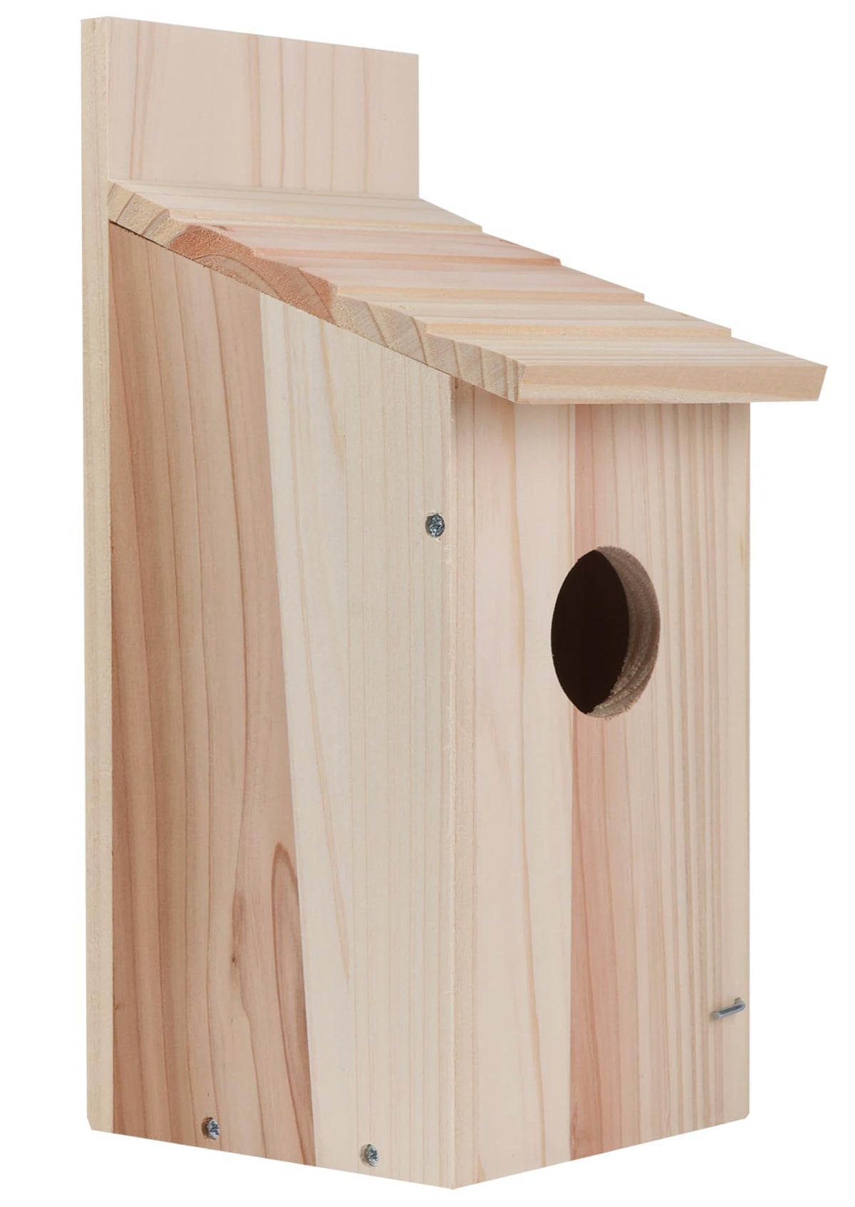 Outdoor wooden bird nest, bird cage, solid wood bird house, outdoor countryside decoration bird house, bird breeding box
