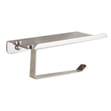 Toilet Paper Holder, Stainless Steel Bathroom Tissue Roll Holder,Screw Wall Mount Tissue Holder for Bathroom Washroom,Modern Toilet Paper Holder Rustproof
