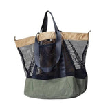 Large Mesh Beach Bag, Vacation, Pool, Shopping, & Travel Tote - Foldable w/Storage Pockets for Women, Men & Families
